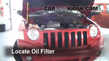 Oil & Filter Change Jeep Compass (2007-2010) - 2008 Jeep Compass Sport